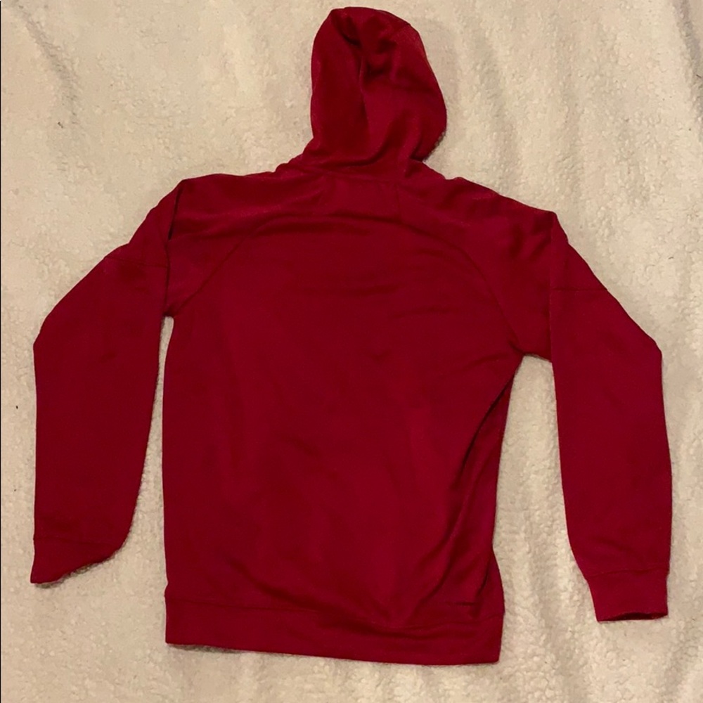 Red Adidas hoodie - Picture 2 of 2